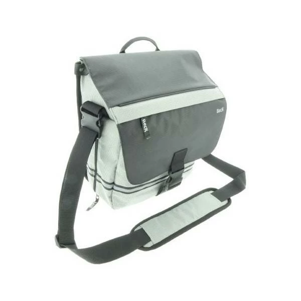 Beck Tassen Beck Yes Enkele Fietstas 14L - Zilver/ZWart 3 Beck Tassen Beck Yes Enkele Fietstas 14L - Zilver/ZWart