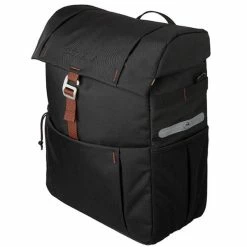 Gazelle Onderdelen Gazelle Enkele Fietstas 18.5 Liter - Zwart/Bruin