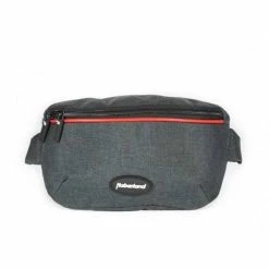 Haberland Crossbody Heuptas 2L - Zwart/Rood