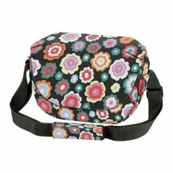 KlickFix Funbag Stuurtas 4L Flowers - Zwart/Multi-color