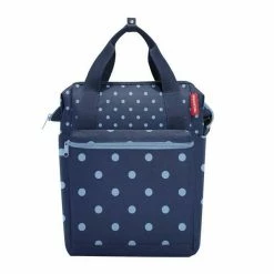KlickFix Roomy GT Enkele Fietstas 12L - Stippen Blauw