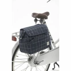 New Looxs Tosca Enkele Fietstas 16L - Check Blue -Beck Tassen Soldes new looxs tosca enkele fietstas 16l check blue 8714827982235 3 l