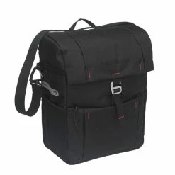 New Looxs Vigo Enkele Fietstas 18.5L Reflectie - Zwart