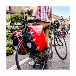 Ortlieb Fietstas Back Roller City F5001 Rood/Zwart (Paar) -Beck Tassen Soldes ortlieb fietstas back roller city f5001 rood zwart paar 4013051021722 2 l