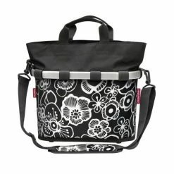 Rixen & Kaul BikeBasket Stuurtas 12L - Zwart/Wit