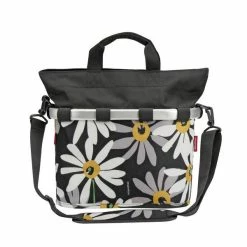 Rixen & Kaul BikeBasket Stuurtas 12L - Zwart/Wit/Geel