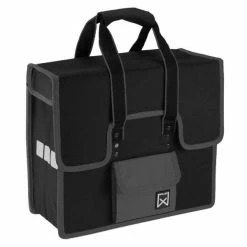 Willex Enkele Fietstas Shopper 18L - Zwart/Grijs