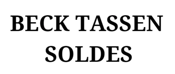 Beck Tassen Soldes